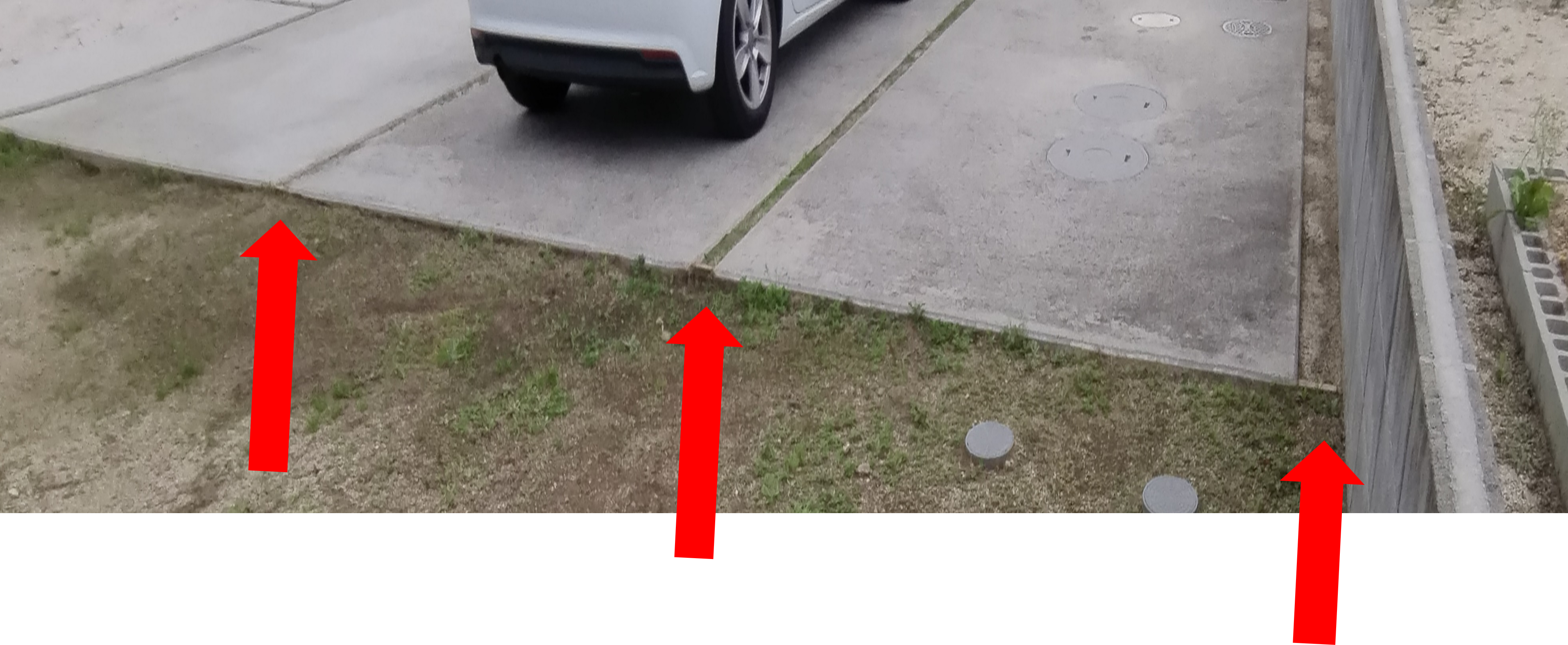 出雲市 外構リフォーム 水道まわりの改善前の様子